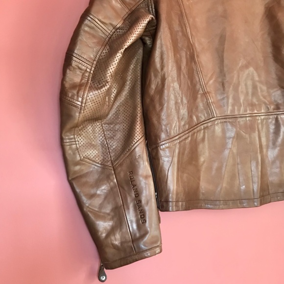 Ronin RSD Motorcycle 100% Leather Jacket Mens XL color Tobacco 2017 - Picture 10 of 16